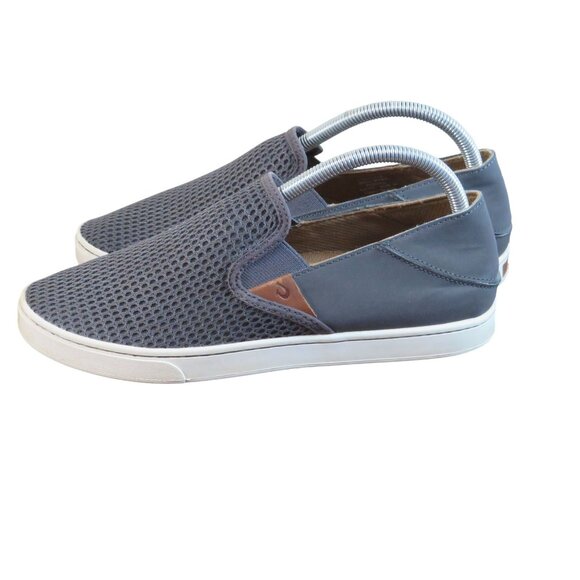 Olukai Mens Nohea Mesh Slip-On Shoes Gray Size 9 - Picture 4 of 6